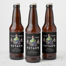 選べる毒ハロウィンカクテルパーティー ビールラベル