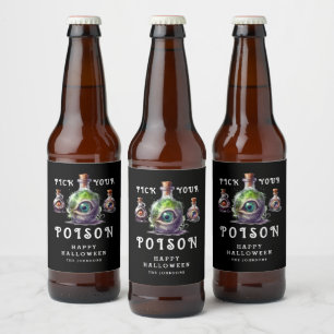 選べる毒ハロウィンカクテルパーティー ビールラベル