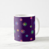 選べる花束のカスタム背景 コーヒーマグカップ (正面右)