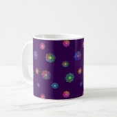 選べる花束のカスタム背景 コーヒーマグカップ (正面左)