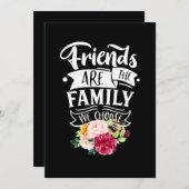 選んだ家族が友達 招待状 (正面/裏面)