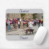 "選んで下さい平和"を マウスパッド (マウス)