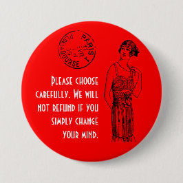 選んで下さい注意深く3つを 缶バッジ