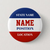 選パーソナライズされた択キャンペーンボタン 缶バッジ (正面)