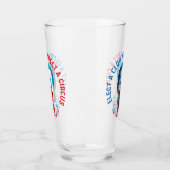 選ピエロおもしろいアンチバイデン氏ピエロプロトランプ タンブラーグラス (左)