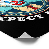 選ピエロがサーカスTシャツアンチ切り株を期待する ポスター (角)