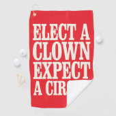 選ピエロは、政治的にアンチを誇大宣伝すると予想する ゴルフタオル (インサイチュ)