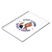 選ピエロ、サーカスを期待 – アンチトランプ ノートブック (左側)