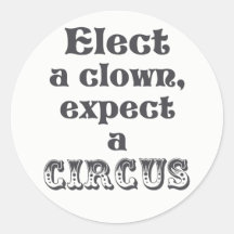 選ピエロ、サーカスアンチトランプのステッカーを期待
