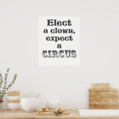 選ピエロ、サーカスアンチトランプのポスターを期待 ポスター (キッチン)
