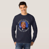 選ピエロ、サーカスアンチトランプシャツを期待 Tシャツ (正面フル)