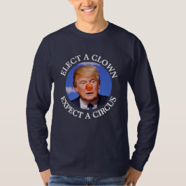 選ピエロ、サーカスアンチトランプシャツを期待 Tシャツ