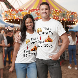 選ピエロ、サーカス政治の白を期待 Tシャツ