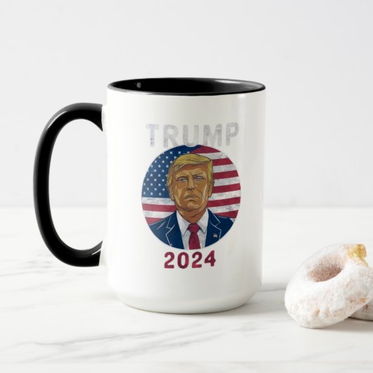 選大統領の択2024年MUG マグカップ (ドーナツ付き)