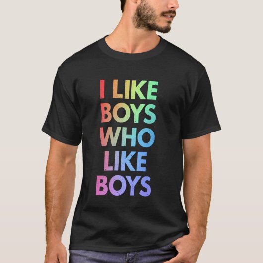 選好に関するカラフルなブロックテキスト Tシャツ (正面)