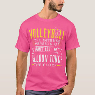 選手おもしろい用バレーボールデザイン Tシャツ