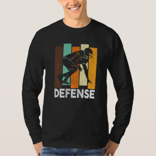 選手がファンをコーチするための防衛サッカースポーツ Tシャツ