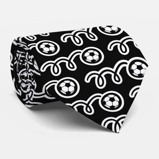 選手とファンのためのサッカーボールのネックタイ ネクタイ (ロール)