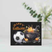 選手のためのサッカーハロウィン シーズンポストカード (スタンド正面)