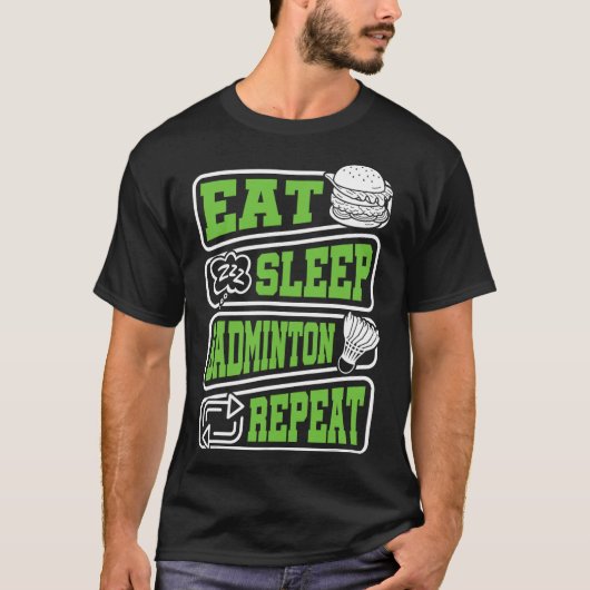 選手のためのシャトルクラブの衣装コーチBadmi Tシャツ (正面)