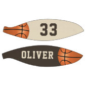 選手のカスタム名前と番号を持つバスケットボール バスケットボール (パネル)