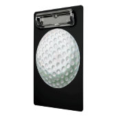 選手の名前とナンバーゴルフボール ミニクリップボード (アングル2)