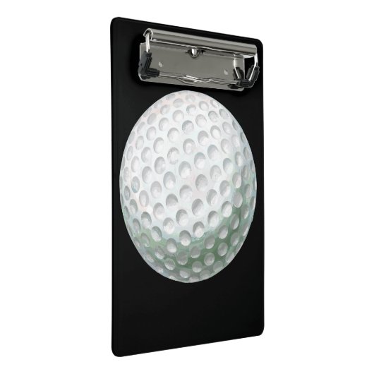 選手の名前とナンバーゴルフボール ミニクリップボード (アングル)