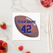 選手の名前と数サッカー スタンダードカクテルナプキン (インサイチュ)