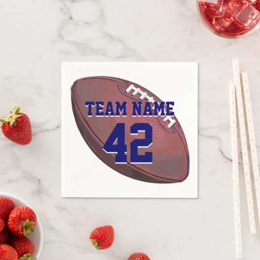 選手の名前と数サッカー スタンダードカクテルナプキン (インサイチュ)