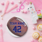 選手の名前と数サッカー ペーパープレート (パーティー)