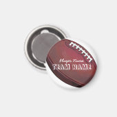 選手の名前と数サッカー マグネット (正面/裏面)