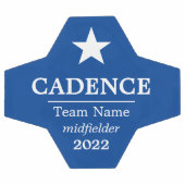 選手またはコーチの名前とサッカーチームのサッカーボール サッカーボール (フラット)