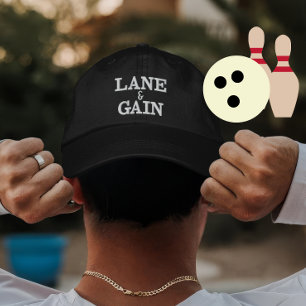 選手カスタムのためのボーリングレーンギフト 刺繍入りキャップ