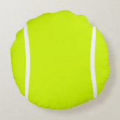 選手カスタムのイニシャルまたは手紙を持つテニスボール ラウンドクッション (裏面)