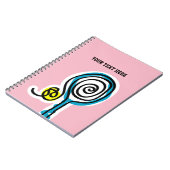 選手カスタムやコーチのためのテニスのノートの贈り物 ノートブック (左側)