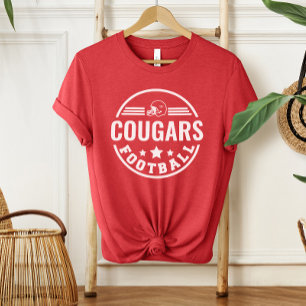 選手カスタム名番号が赤のサッカーチーム トライブレンドTシャツ