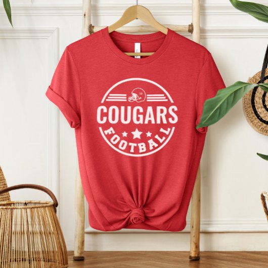 選手カスタム名番号が赤のサッカーチーム トライブレンドＴシャツ