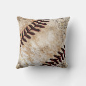 選手グランジパーソナライズされた向け野球ギフト クッション (裏面)