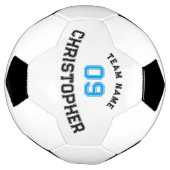 選手パーソナライズされたのジャージー番号スクールチーム名 サッカーボール (回転)