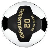 選手パーソナライズされたの学校チーム名ジャージー番号 サッカーボール (回転)