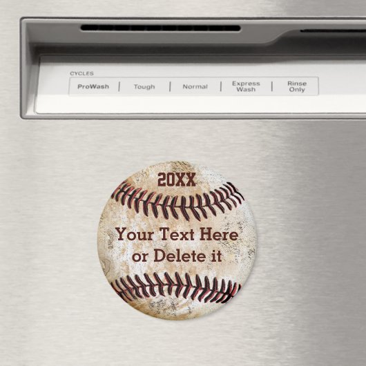 選手パーソナライズされた向けの安い野球のギフト マグネット (インサイチュ (食洗機))