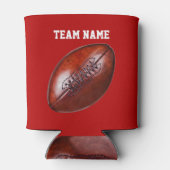 選手パーソナライズされた、コーチのためのサッカーの贈り物 缶クーラー (裏面)