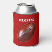 選手パーソナライズされた、コーチのためのサッカーの贈り物 缶クーラー (缶裏面)