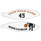 選手モダンチーム名番号を持つバスケットボール バスケットボール (パネル)