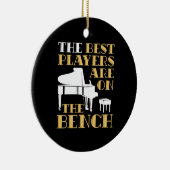 選手最高のはベンチピアノに所属している セラミックオーナメント (右)