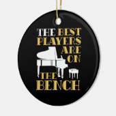 選手最高のはベンチピアノに所属している セラミックオーナメント (左)