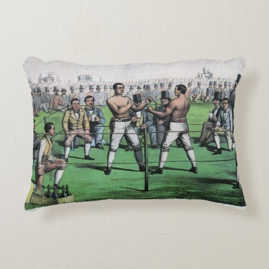 選手権素晴らし戦、ヴィンテージボクシング アクセントクッション (正面)