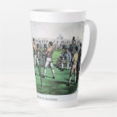 選手権素晴らし戦、ヴィンテージボクシング カフェラテマグ (右アングル)