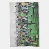 選手権素晴らし戦、ヴィンテージボクシング キッチンタオル (縦)