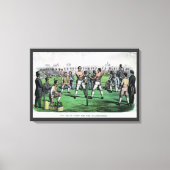 選手権素晴らし戦、ヴィンテージボクシング キャンバスプリント (正面)